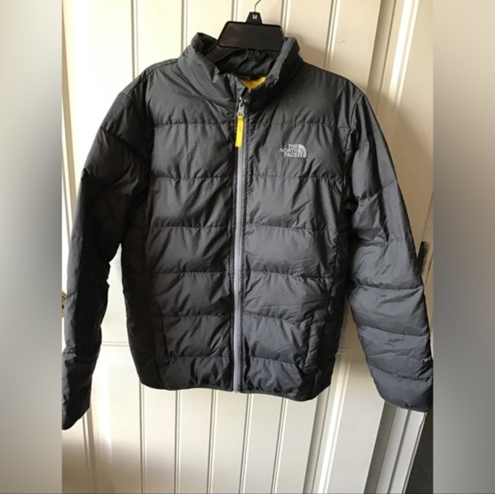 The North Face Boy's Andes Charcoal Puffer Jacket